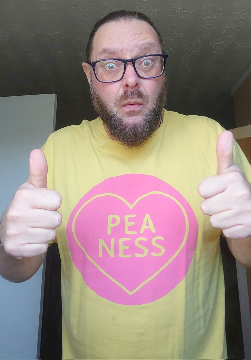 <a href="/BBC6Music/">BBC Radio 6 Music</a> #tshirtday <a href="/PeanessBand/">Peaness</a>