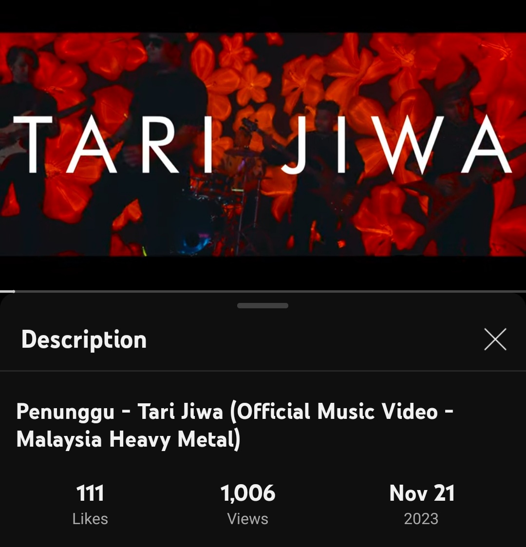 We are super excited that TARI JIWA got over 1k views within just 2 days. We hope that the music will reach to more ears soon.

Thank you to everyone! Kalau korang belum checkcit out yet, here u go!
youtu.be/-43j6Ydf6ls?si…