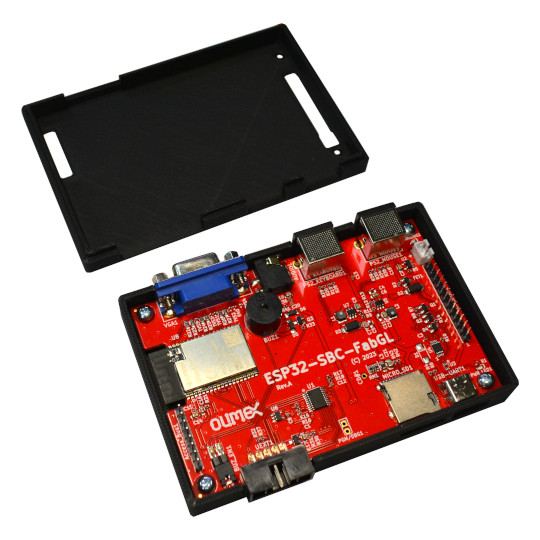 Olimex's tweet photo. New 3D printed plastic boxes for ESP32-SBC-FabGL and USB-ISO https://t.co/5BkhYmKiAO #usb #isolator #fabgl #esp32 https://t.co/BPtqLIZq92
