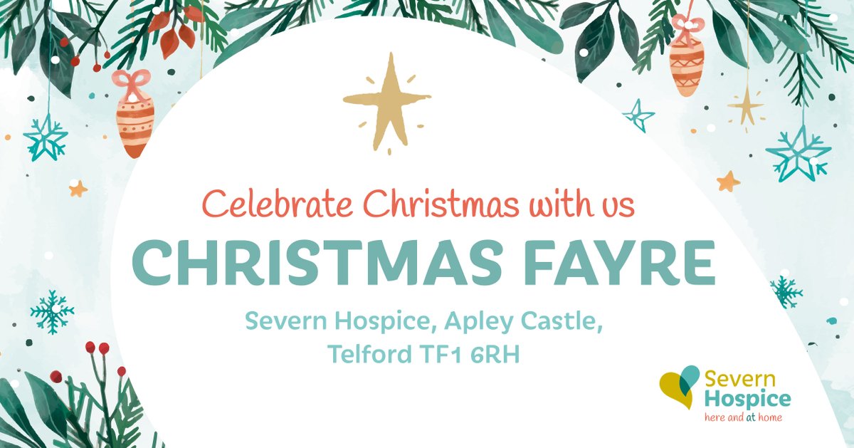 If you love local crafts and produce and want to support your favourite charity at the same time as buying your Christmas gifts then come and see us at our fayre this weekend.
Open Saturday and Sunday 10am-4pm.
There will be music, food and Father Christmas - what's not to like?