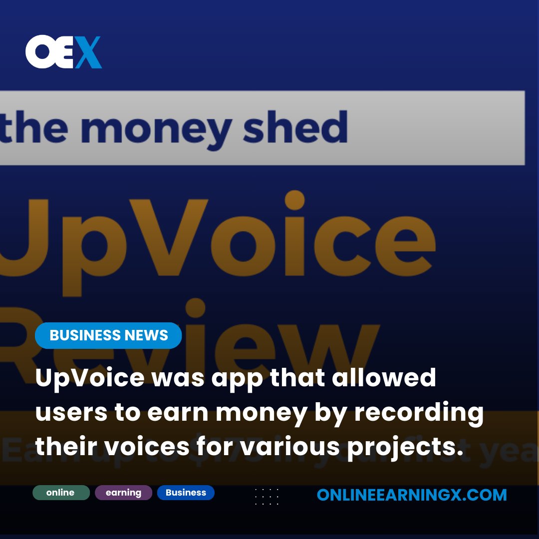 UpVoice Earning App: Earn Money and Rewards for Browsing.

Must visit :onlineearningx.com

#online #earning #business #app #voiceapp #money #voiceover #onlineearningx