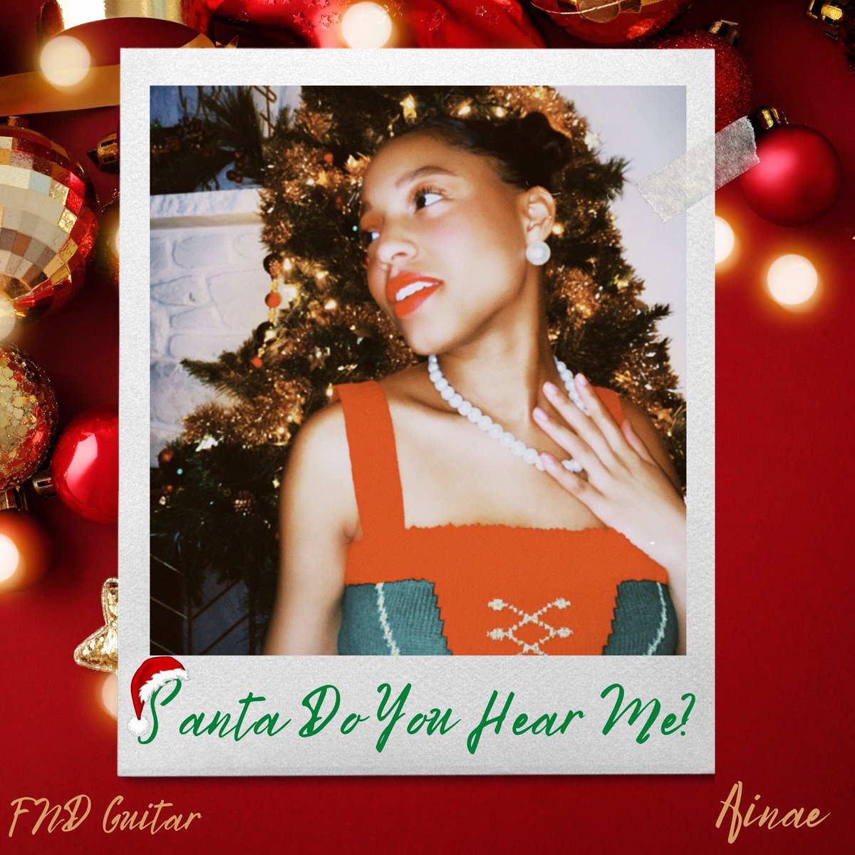 NEW MUSIC FRIDAY!!! “Santa, Do You Hear Me?” It is out now 💘 I am so excited to kick off the Christmas cheer with one of my first-ever Christmas Songs. I hope you enjoy it.

Click link to stream 🙂 
linktr.ee/ainae
 
☃️☃️
#newmusicfriday #singersongwriter #christmasmusic