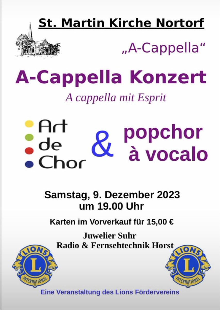 artdechor's tweet photo. Nicht vergessen: es gibt noch Karten 🎶🎶🎶😊! https://t.co/7ZgDlPJtvF