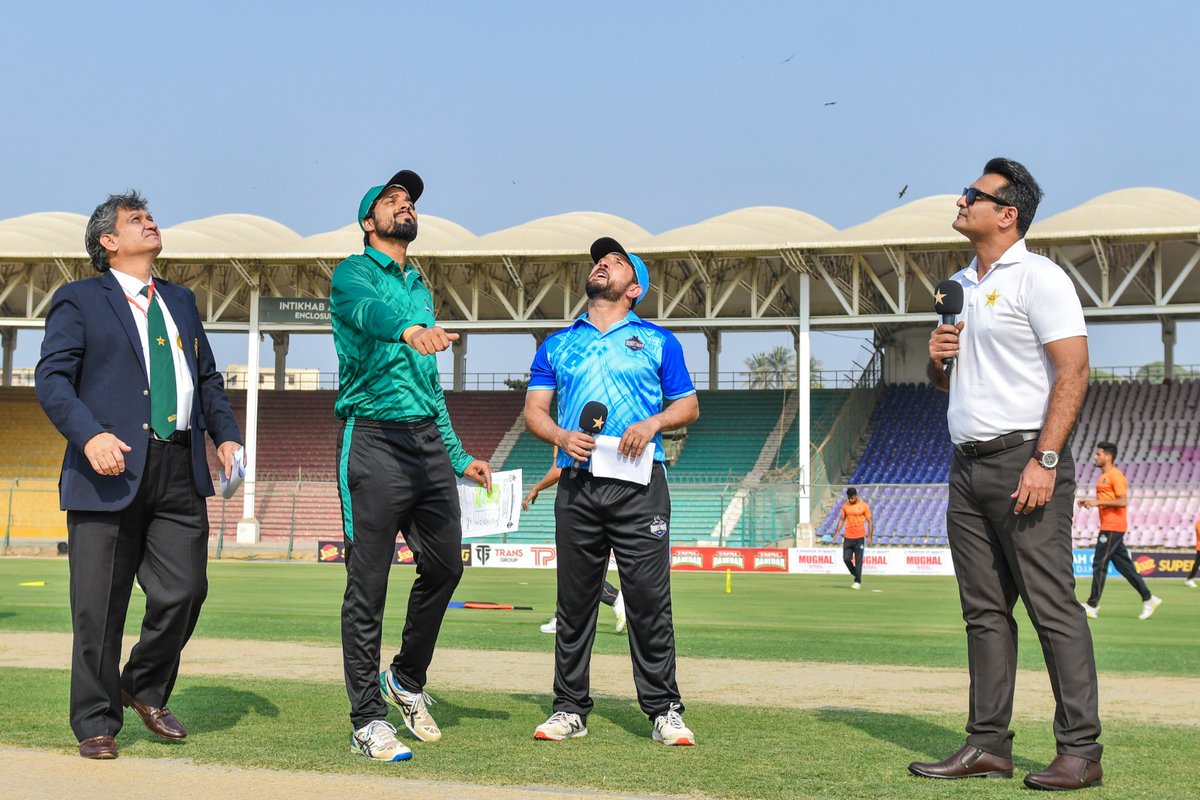 .<a href="/AHGroup_Pk/">AH Group</a> Presents Jazz Super 4G National T20 Cup 2023-24 

Rawalpindi win the toss and decide to field first against Abbottabad 🪙

#AajaMaidanMein | #NationalT20