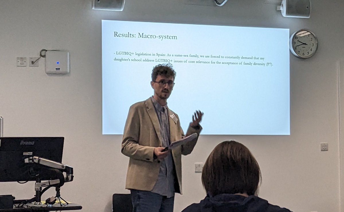 EneidaLinguist's tweet photo. Great piece of research by @manuelj_cp presenting the insights of #LGTBIQ in-service teachers and Spanish legislation #seraconf23 #SERAPeople @SERA_Conference @CanalUGR https://t.co/vNDwRgvZBJ
