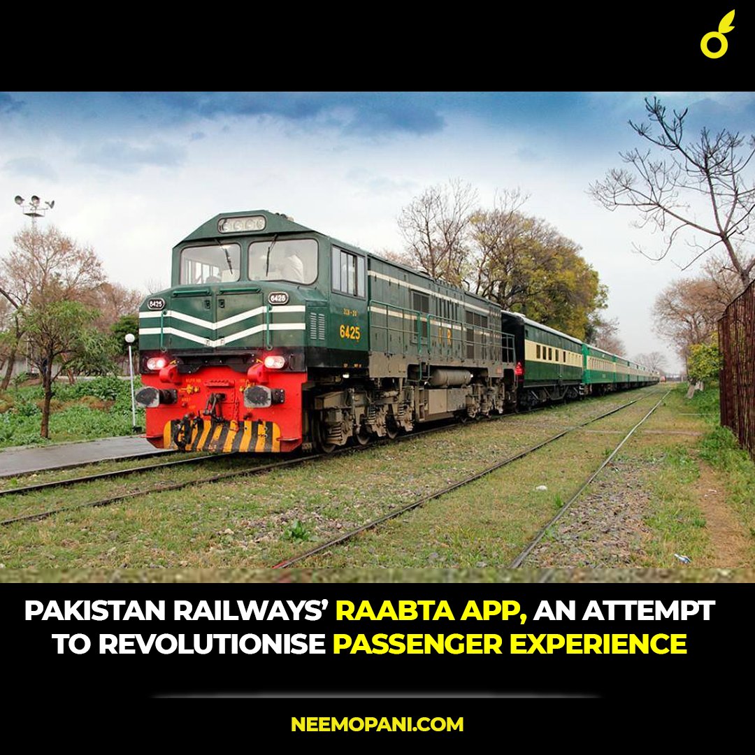 Neemopanidotcom's tweet photo. Railway Minister Shahid Ashraf Tarar inaugurated on Wednesday the operationalisation of the ”RABTA” mobile application for the convenience of passengers.

Read more:
https://t.co/MI2hyvsygq

#railway #Rabta #travel #transport https://t.co/mkOATRZkpt