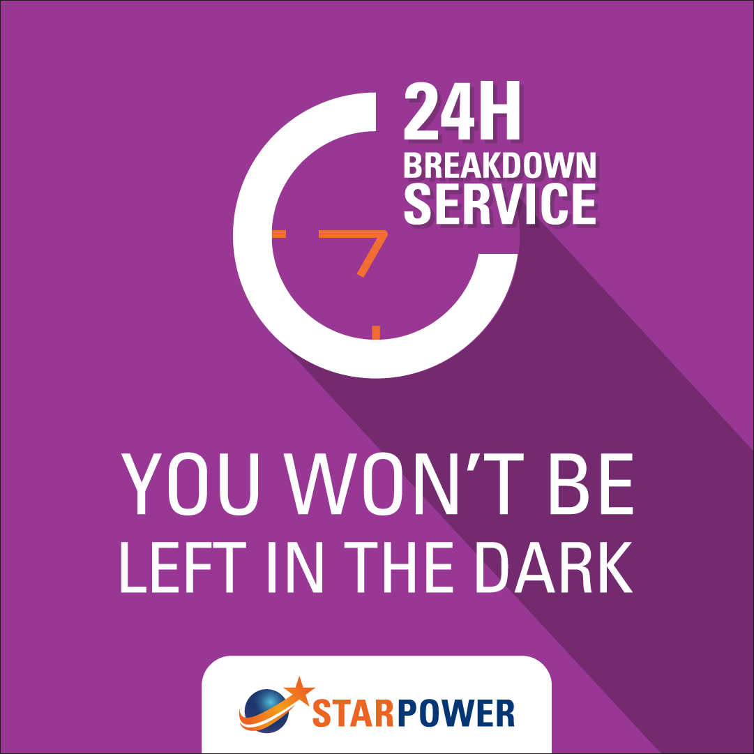 You can rely on Star Power to not leave you in the dark with our 24-hour breakdown service to get you back up and running💡

☎️03300 535622 
✉️ hire@star-power.co.uk 

#asktheexperts #temporarypower  #mobilegenerators #generatorhire #temporarypowersolutions #emergencypower