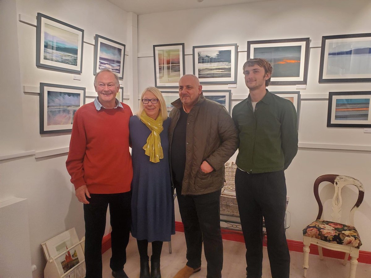 ShippingBrow's tweet photo. Our gallery Artist Felix ( here on right)is chatting to #HelenMillican @BBC_Cumbria this morning with #CeliaBurbush about a school project celebrating 200 birthday of #WilliamMitchell https://t.co/JdZRTAchEU