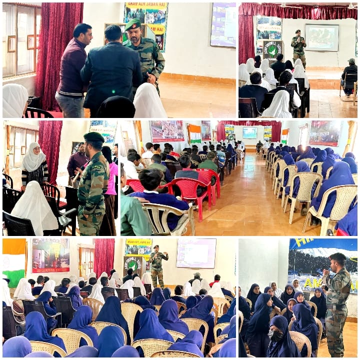 Nusaratkhan11's tweet photo. Zorawar Garrison organized Screening of Documentary on 'National Integration's for students of chandigam and adjoining villages of Lolab at Hamid Chara AGS,Chandigam
#IndianArmy
#NationalIntegration
#ProsperousKashmir
#YouthofKashmir
#VandeMataram
#IAmKashmir
#SentinelsofLolab https://t.co/zQMK7aQ9hH