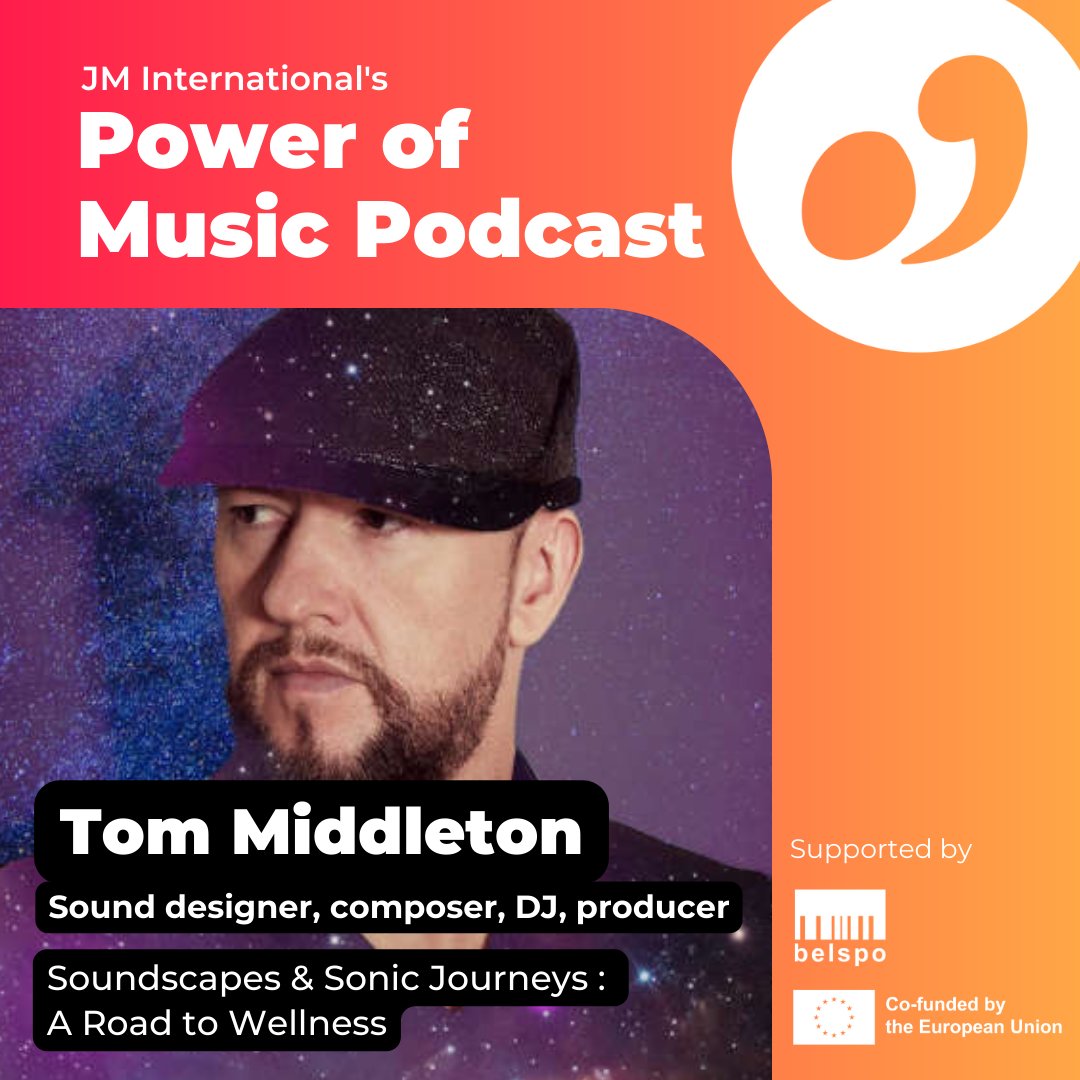 🎟️ In Episode 31, we talk about the creation of soundscapes for wellness, delve into neuroscience and the difference between horizontal and vertical music with Tom Middleton. 📢 Link to the episode: open.spotify.com/episode/448m6N… #powerofmusic #jminternational #neuroscienceofmusic