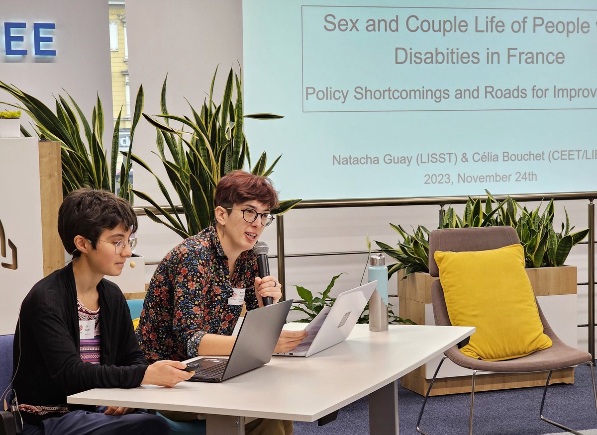 H2020Milieu's tweet photo. Célia Bouchet (Sciences Po, France) and Natacha Guay (University Toulouse Jean Jaurès, France) - Sex and
Couple Life of People with Disabities in France: Policy Shortcomings and Roads for Improvements https://t.co/vmvbSYcbYK
