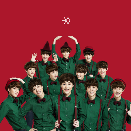 TWICE_Charts's tweet photo. EXO's "Miracles In December" (#403) and @JYPETWICE's "Merry &amp; Happy (#407) are the highest-ranked group Christmas songs on the MelOn Daily Chart. 🎄 https://t.co/xoc8hP1vqY