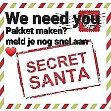 Help! Mail ons! Geef iedereen een fijne kerst! We komen nog veel Santa’s tekort! Delen is lief! Sliedrechtsecretsanta@gmail.com