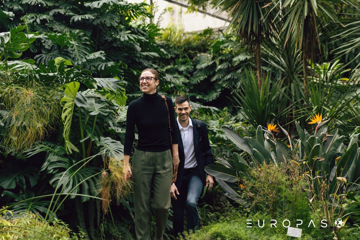 Kind of love this super on-brand photo from @TheEuropas of me and Ben from @undocarbon entering the awards venue (which was in the middle of a botanical garden)