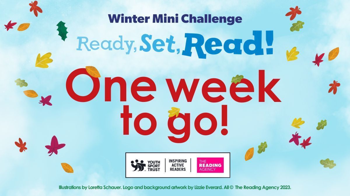 Culture Perth & Kinross Libraries (@cpklibraries) on Twitter photo Ready for this year's #WinterMiniChallenge? The <a href="/readingagency/">The Reading Agency</a> have teamed up with <a href="/YouthSportTrust/">Youth Sport Trust</a> this year, to encourage children to unleash the power of play, sport and physical activity through reading. Children can sign up online at wintermini.org.uk.
#ReadySetRead! Ready for this year's #WinterMiniChallenge? The <a href="/readingagency/">The Reading Agency</a> have teamed up with <a href="/YouthSportTrust/">Youth Sport Trust</a> this year, to encourage children to unleash the power of play, sport and physical activity through reading. Children can sign up online at wintermini.org.uk.
#ReadySetRead!