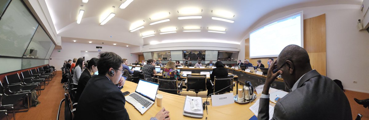 VarelaMaino's tweet photo. CCEXEC85 report adoption happening now, warming up en engines for #CAC46 https://t.co/6HG1Y26YNw