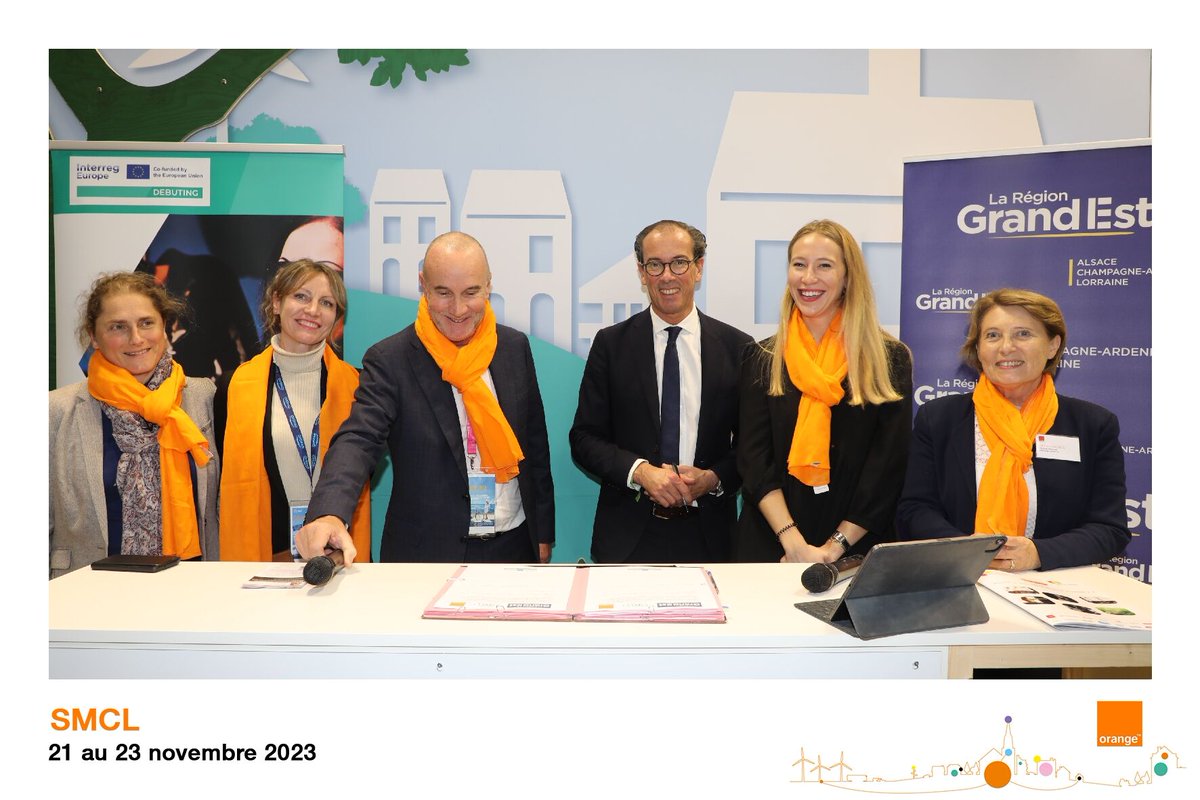 le <a href="/salondesmaires/">Salon des Maires et des Collectivités</a> s'est clôturé avec 2 belles signatures
✍️<a href="/assomaires54/">ADM54</a> avec challenge recyclage de mobiles
✍️<a href="/regiongrandest/">Région Grand Est</a> avec <a href="/Weissirene/">Irène Weiss</a> &amp; @GrandEnov pour <a href="/DEBUTINGproject/">DEBUTING project</a> en faveur de #inclusion &amp; pour développer la #mixite dans les métiers #techniques et du #numerique