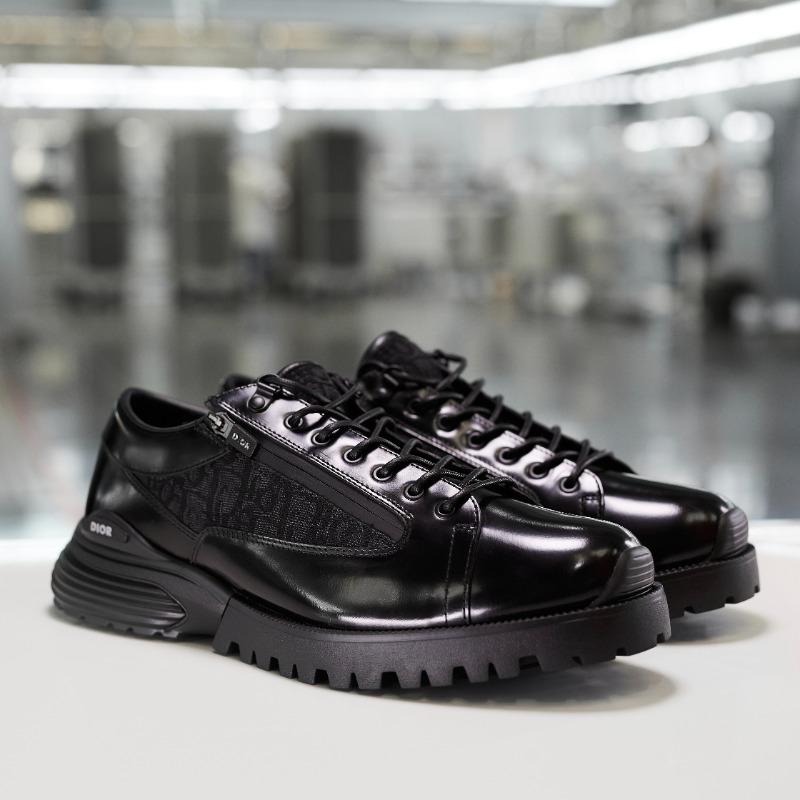 A hybrid footwear concept. Meet the 'Dior Combat' derby shoe