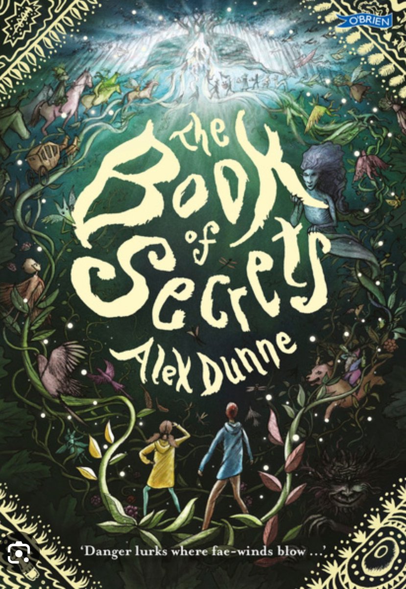 EnniSinead's tweet photo. My first recommendation for #BookElves2023 HAS to be The Book of Secrets by Alex Dunne. Kid approved by many little library goers ⭐ Magic, Irish folklore, fairies &amp; adventure! Perfect for ages 9+ #DiscoverIrishKidsBooks #IrishKidsBooks #kidlit https://t.co/cDD2BNmClf