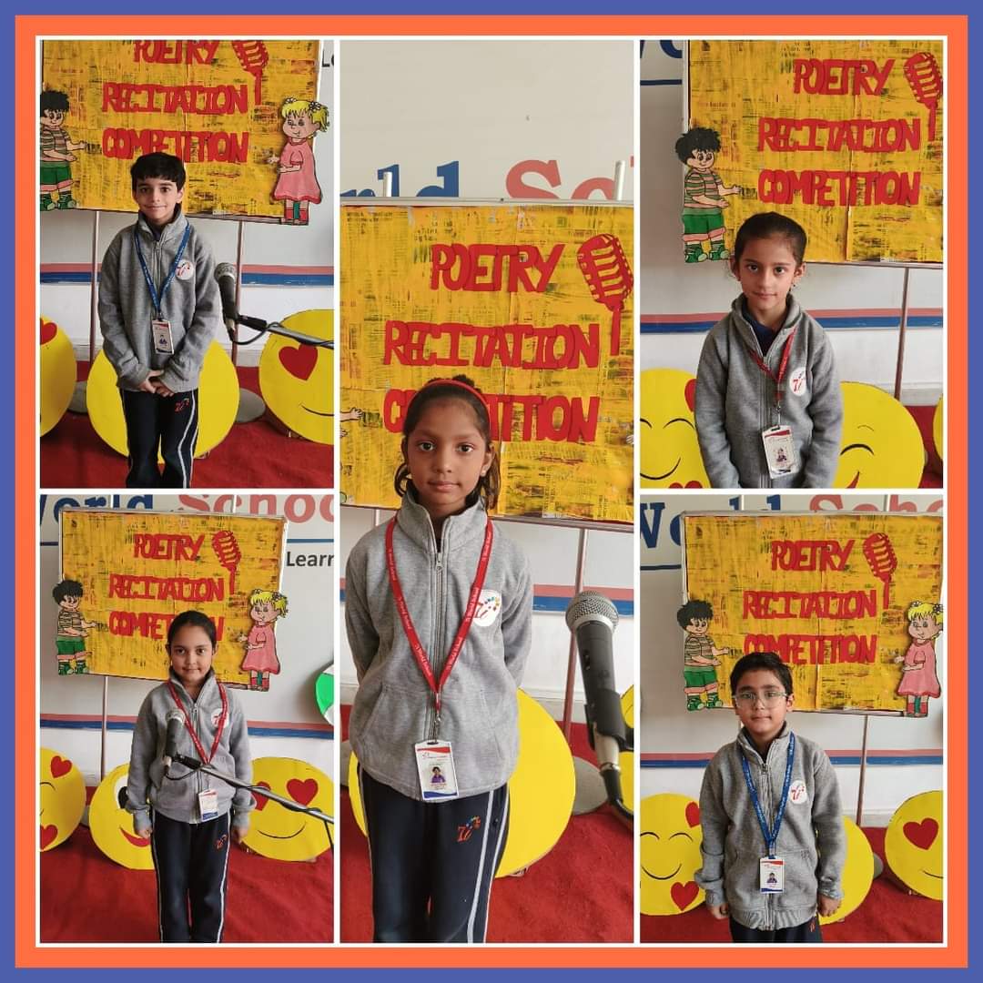 7iworldschool_g's tweet image. Poetry is not just an essence of life but also encourages the students to come forward and recite on stage. The young poets enthralled the audience and the judge  Ms Himakshi  Jethwani with their articulation and memorization skills while reciting poems. 
#7iworldschool