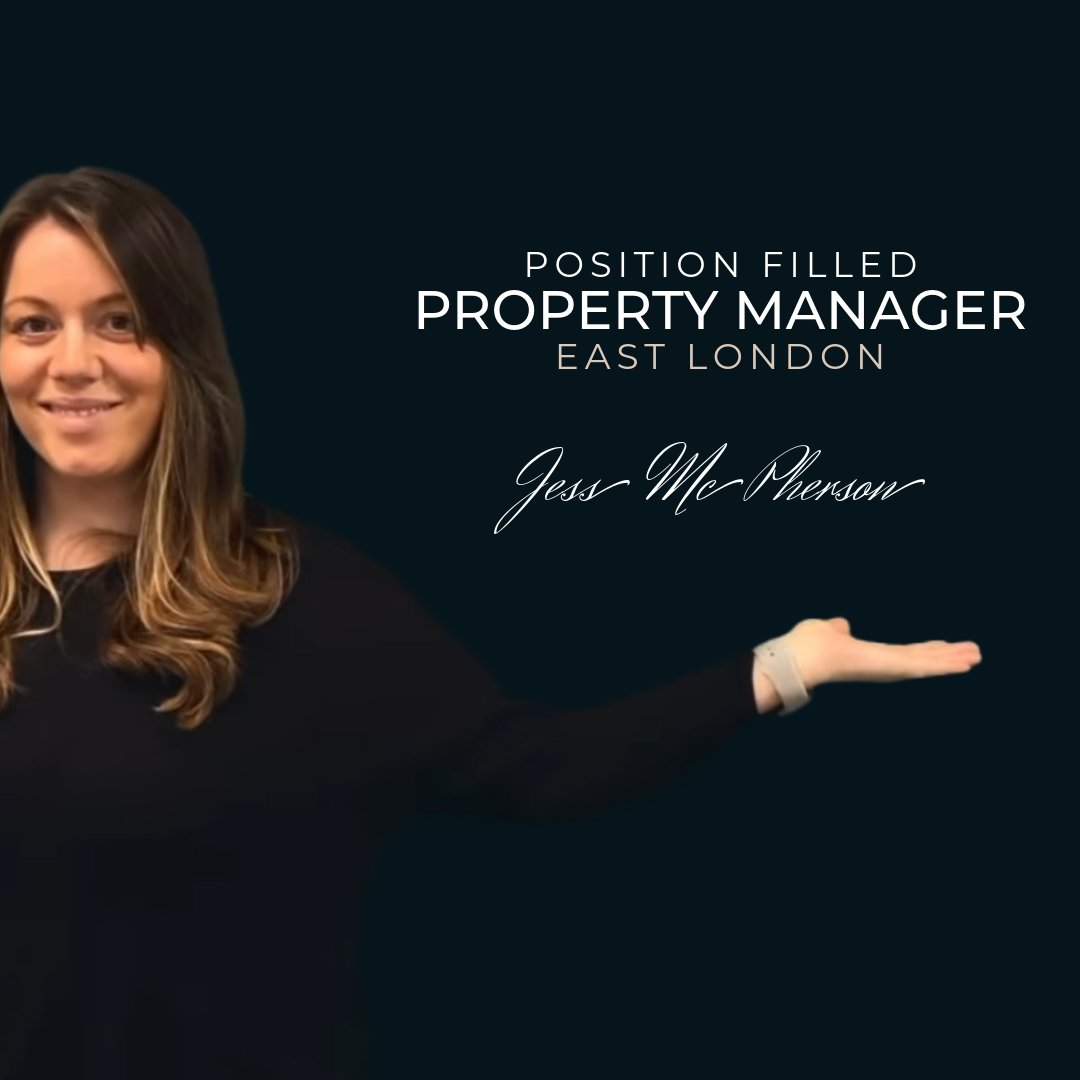 🥂 POSITION FILLED ✍️ PROPERTY MANAGER 📍 EAST LONDON 𝐵𝓎 𝒥𝑒𝓈𝓈 𝑀𝒸𝒫𝒽𝑒𝓇𝓈𝑜𝓃 🎯 #TeamTRL #PropertyManager #EastLondon