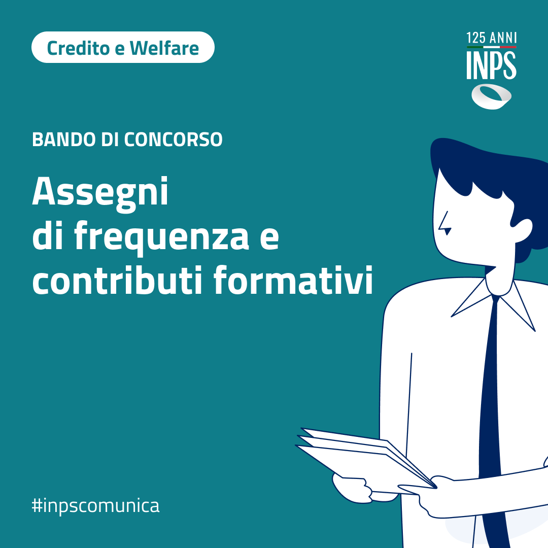 Online il #bando di concorso #Assegni di frequenza e #contributiformativi 2023, relativo ai risultati dell'anno scolastico 2022-2023.
👉rb.gy/qd9zpr
#InpsComunica #FondoAssistenzaMagistrale