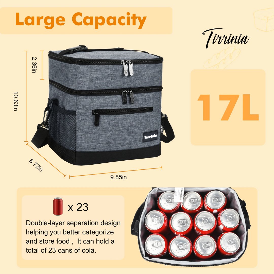 FOLLOWM26184581's tweet photo. No more squishing your food or leaving things behind. Tirrinia extra large lunch bag can hold it all, enjoy your winter travel!🛒

#tirrinia #lunchbag #lunchprep #lunchbox #extralarge #wintertravel #winter #travel #insulatedbag #Christmas #bigbag #giftideas #outdoor https://t.co/Pg95TdwTIN