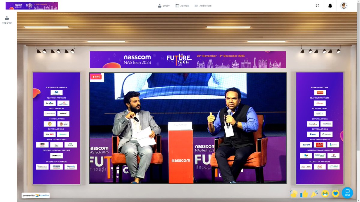 nasscom_member_'s tweet photo. At #NASTech2023, Srijan Pal Singh shares the moon's mysteries. From its complex southern pole to the treasure trove of water and helium-3, he explains why countries are racing to stake their claim in space. https://t.co/vxCirlxjaP