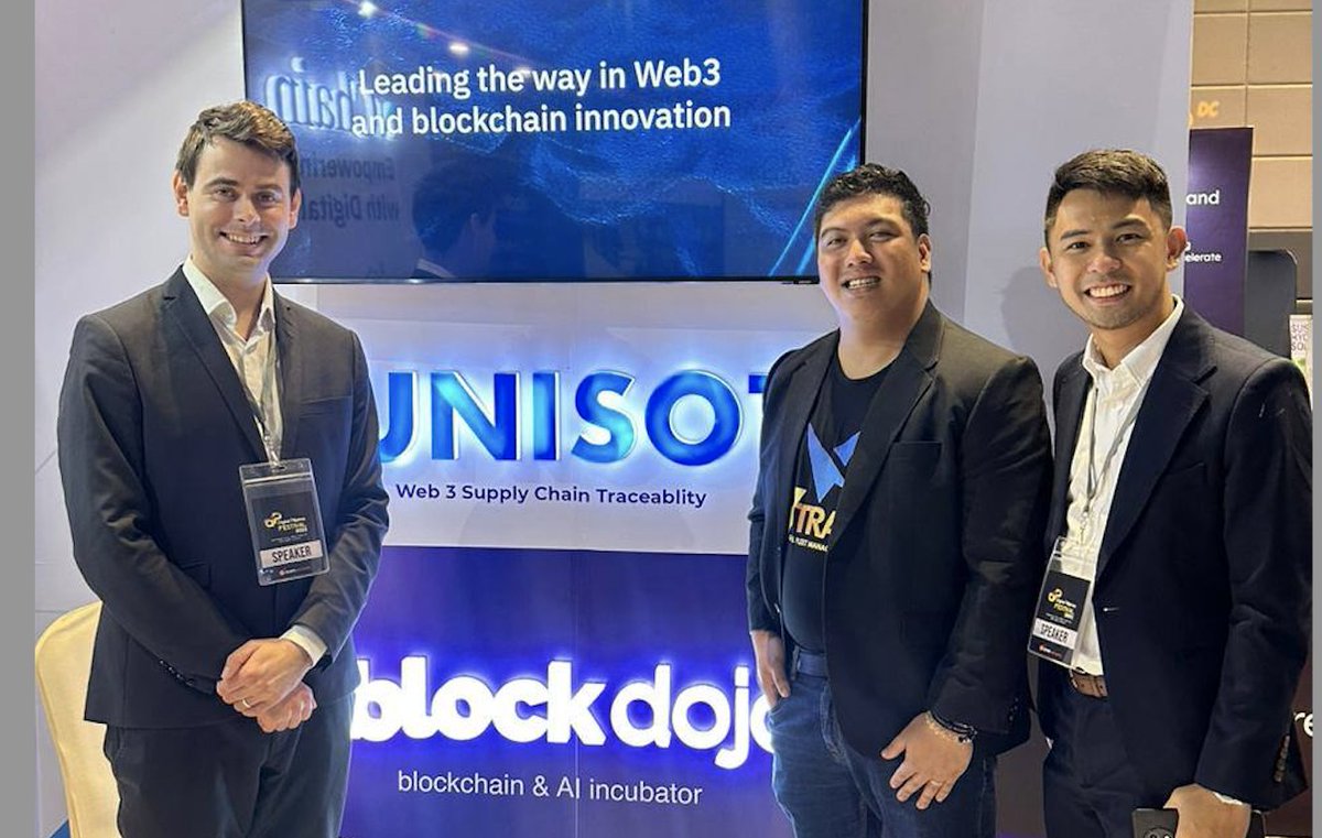 Exciting News: UNISOT is making waves in the Philippines! Our Web3 and Blockchain innovations are all about empowering business owners to take control of their data.

#supplychainmanagement <a href="/torvinsun/">Torje Vingen Sunde</a> <a href="/Block_Dojo/">Block Dojo</a> #vtrack