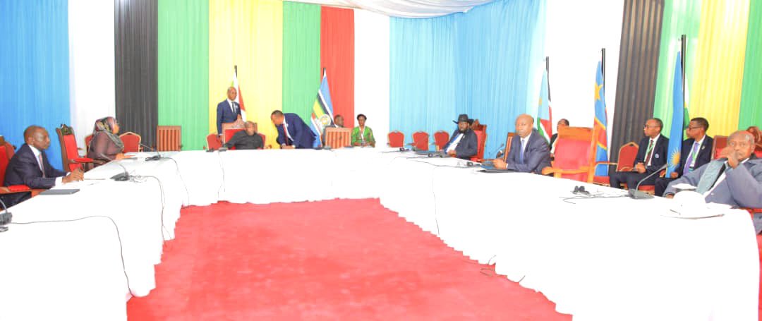 🔺23rd Ordinary Summit of the EAC Heads of State.

EAC Heads of State have arrived in Arusha for the Summit. They are currently having closed door deliberations on the Agenda items &amp; will hold a plenary where the Summit’s outcomes will be shared in a Communique .

<a href="/pmathuki/">Amb.(Dr.)Peter Mutuku Mathuki,PhD</a>