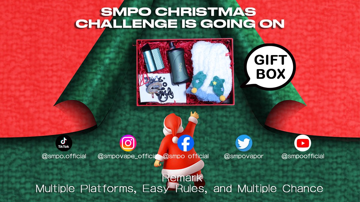 ⭐Yearly Biggest Surprises!!! ⭐What are you waiting for? Tag your closest friends to Join and Win, Start Now!!! ⭐I am soo curious about who will be the lucky winners?
——
👇 Click the link to win
smpovapor.com
——
KEEP IT SIMPLE; MAKE IT SMPO
——
#smpo #Christmas