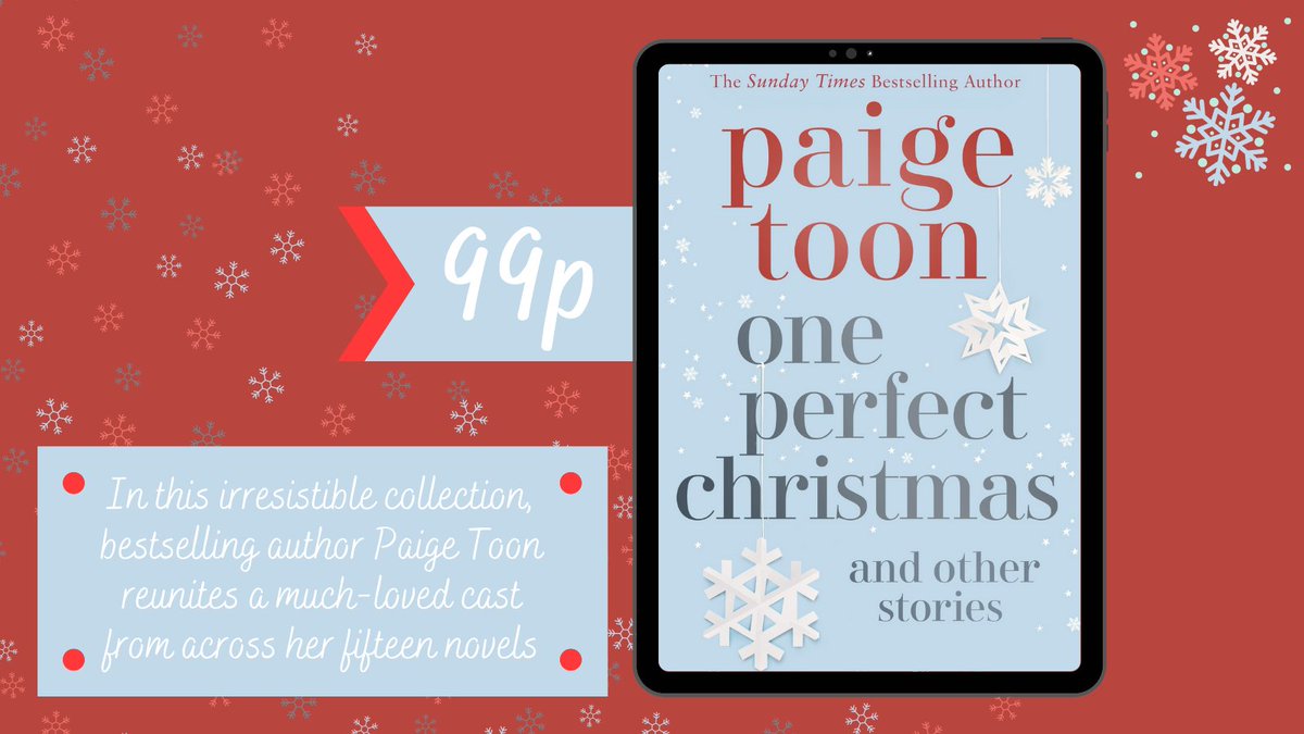 BookMinxSJV's tweet photo. ICYMI: HUGE eBook price drop on @PaigeToonAuthor's #OnePerfectChristmas, the perfect festive read from the Sunday Times bestselling author.

https://t.co/4AL6x2fmb3 https://t.co/VDCke9dUuX