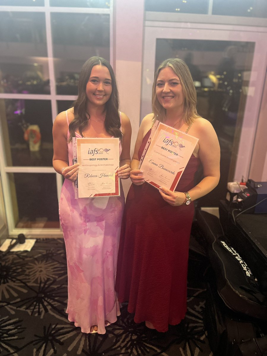 Hayley Green (@drhayley_au) on Twitter photo Congratulations to #WSU PhD candidate Emma Bonaccordo and MRes candidate Rebecca Hancock for winning Best Digital Poster Crime Scene Investigation and Anthropology and Archaeology, respectively at #IAFS2023 <a href="/westernsydneyu/">Western Sydney University</a> <a href="/Science_WSU/">Western Sydney University - Science</a> Congratulations to #WSU PhD candidate Emma Bonaccordo and MRes candidate Rebecca Hancock for winning Best Digital Poster Crime Scene Investigation and Anthropology and Archaeology, respectively at #IAFS2023 <a href="/westernsydneyu/">Western Sydney University</a> <a href="/Science_WSU/">Western Sydney University - Science</a>