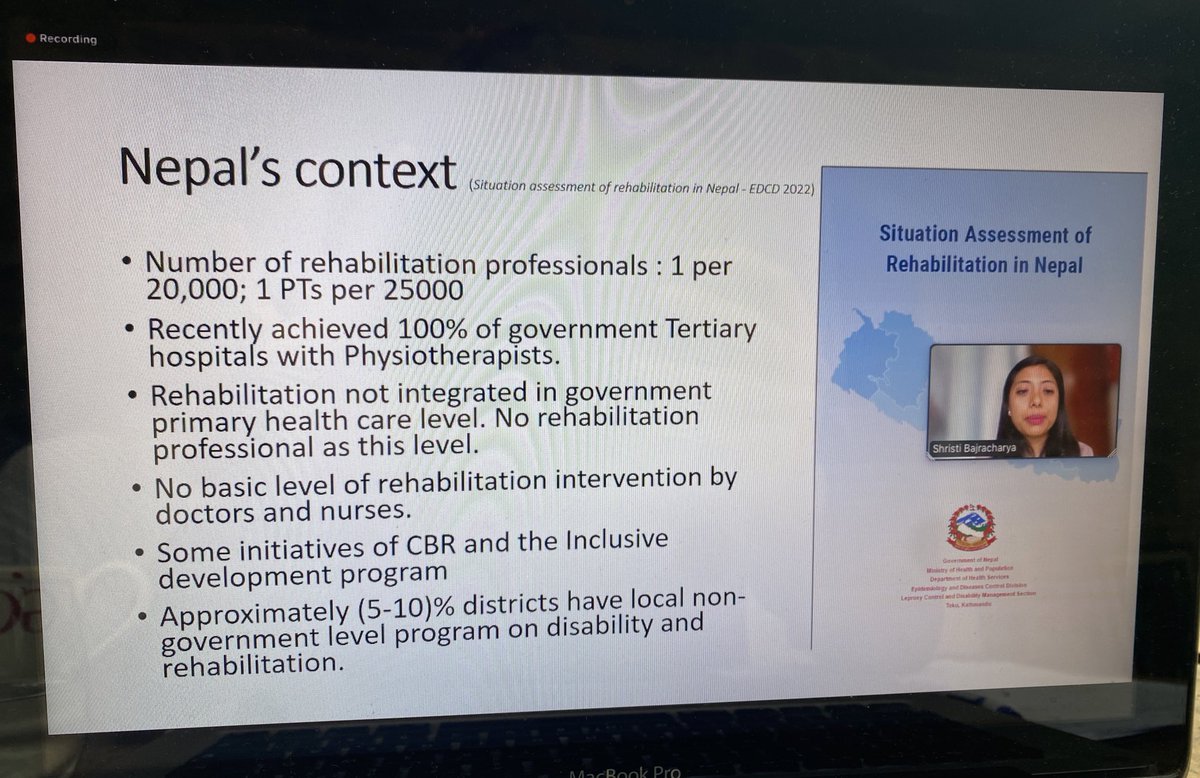 ADAPT_CSP's tweet photo. Next up is @ShristiBajrach7 talking about teaching approaches for CBR workers and primary level health workers in Nepal with @HI_INNESKA 

#ADAPT23 https://t.co/K7XQkDgrUP