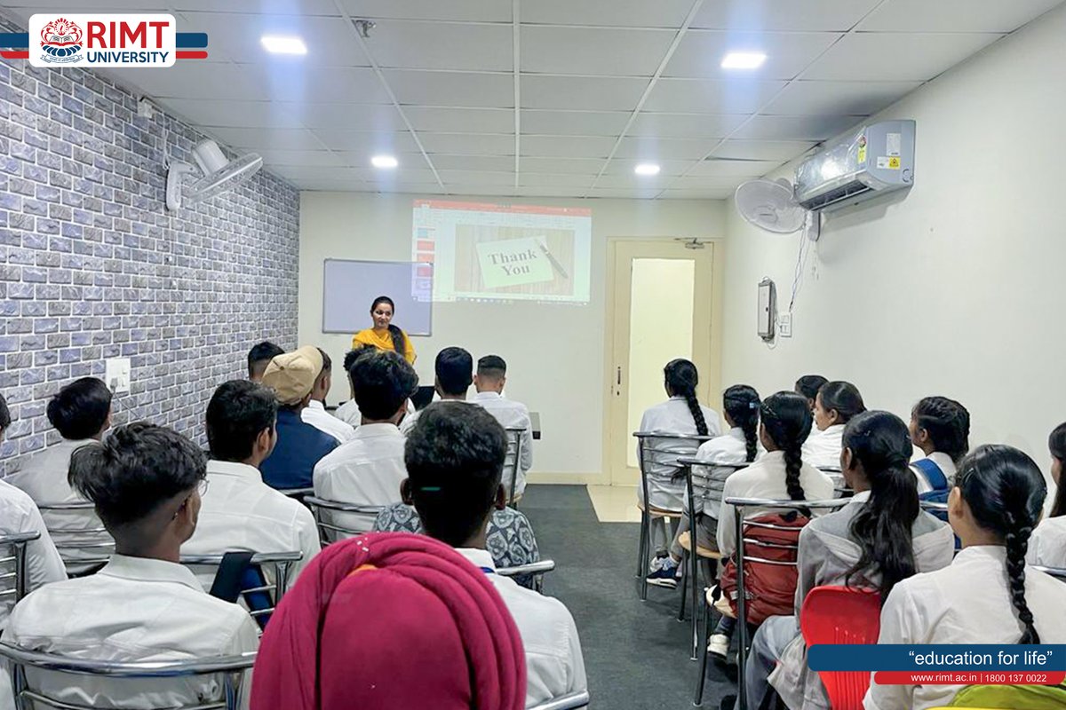 RimtUniversity's tweet image. our BCA 2nd year students visited to #Sensation_Software_Solutions, Mohali, coordinated by Ms. Sagrika &amp;amp; Dr. Raj Kumar, under the guidance of Dean Dr. Rajiv Kumar, they gained insights into real world #software_development, cutting-edge technologies.
#RIMTUniversity