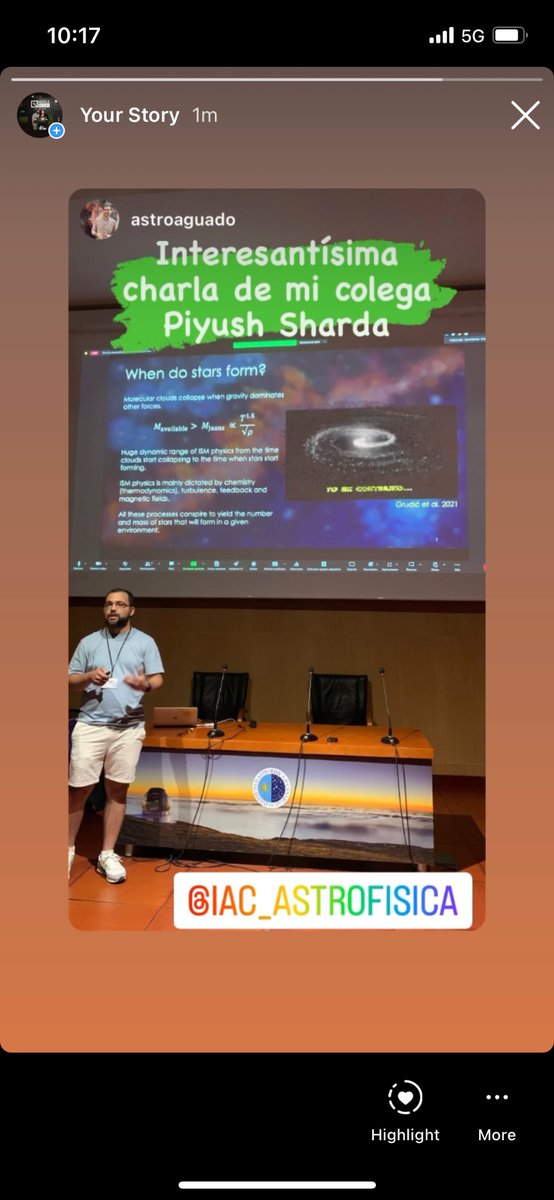 Piyush Sharda (@piyush_sharda5) on Twitter photo What’s an astronomer’s vacation without a bit of science 😉
Had a great day yesterday talking about star formation and the IMF at <a href="/IAC_Astrofisica/">IAC Astrofísica</a> ! What’s an astronomer’s vacation without a bit of science 😉
Had a great day yesterday talking about star formation and the IMF at <a href="/IAC_Astrofisica/">IAC Astrofísica</a> !