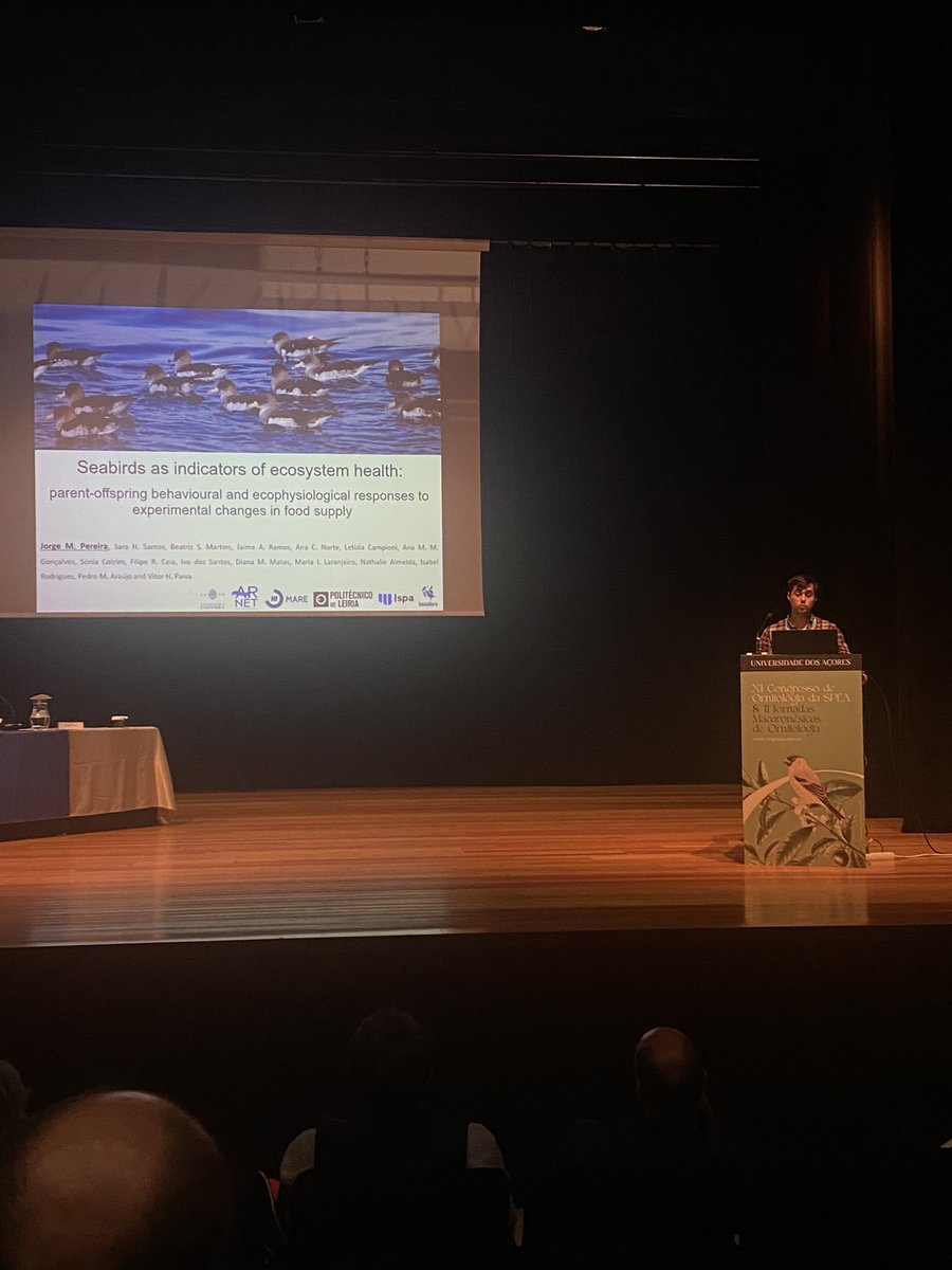 ECOTOP_UC's tweet photo. It’s a thread 🧵

Day 1 of #congressoSPEA2023 with #Ecotop presentations. Presenting data on great tit breeding at Mata do Choupal, Portugal by @anaclaudianorte and Seabirds  as bioindicators of ecosystem health by @Jormipereira @MARE_centre @DCV_UC @UnivdeCoimbra https://t.co/3tuk1XGUQA