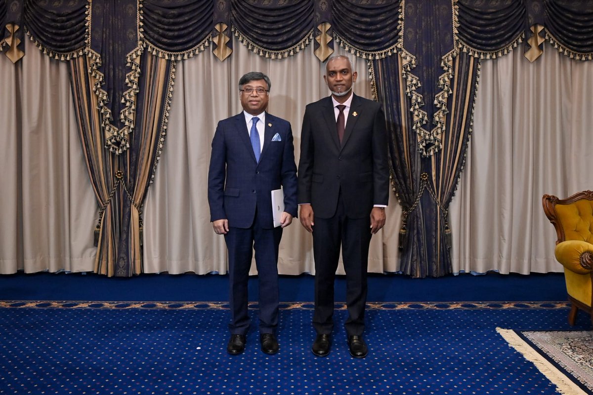 H.E Golam Sarwar, SG @SaarcSec visits Maldives from 16-20 November 2023, to attend the Presidential Inauguration of H.E Dr. Mohamed Muizzu, President of the Republic of Maldives.