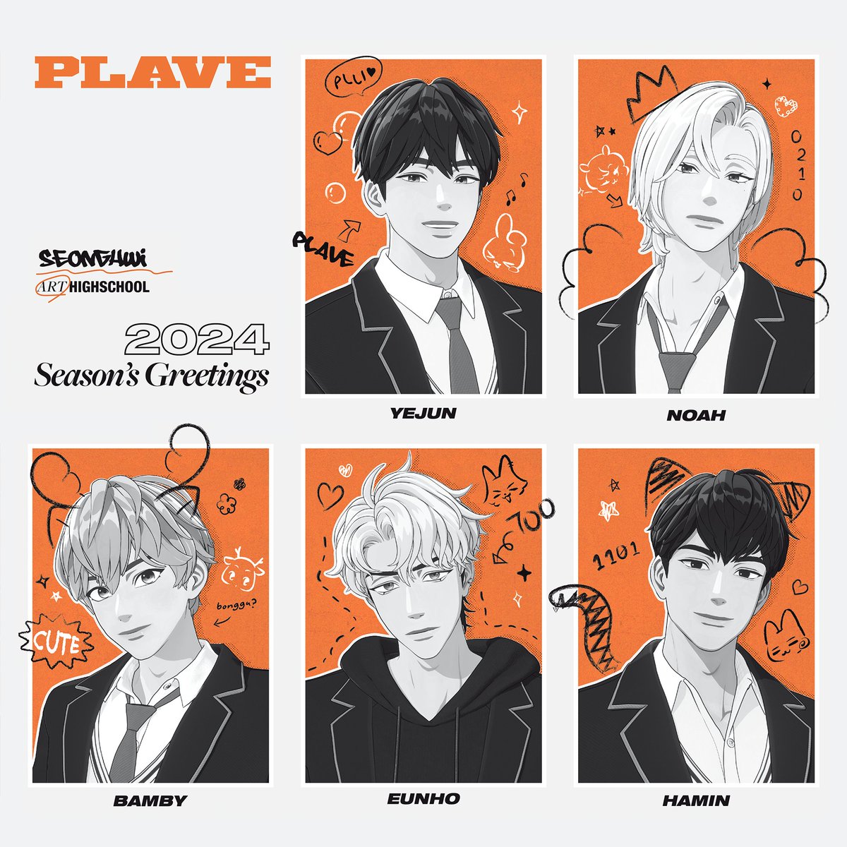 plave_official's tweet image. PLAVE(플레이브) 
2024 Season's Greetings

Coming Soon

#PLAVE #플레이브
#예준 #Yejun
#노아 #Noah
#밤비 #Bamby
#은호 #Eunho
#하민 #Hamin
#Seasons_Greetings #시즌그리팅