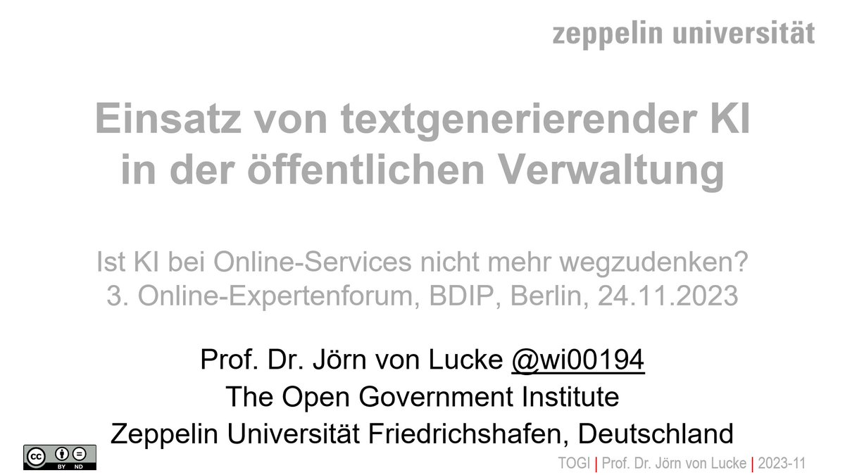 wi00194's tweet photo. Freue mich auf meinen Vortrag zum Einsatz von textgenerierender #KI in der öffentlichen #Verwaltung #LLM #AI im Rahmen des 3. Online-Expertenforums des #BDIP in Berlin
https://t.co/ttIDrvGzb8 https://t.co/J5wxr5gcXM
