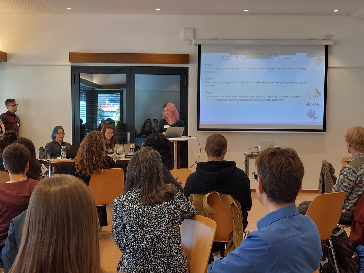 🎙️A week ago! The GEODES #workshop at #SGM2023 enabled a fruitful discussion on #Fieldwork #Inclusivity 🏔️ where the participants shared their #experiences and thoughts 💭
Many thanks to Ann Rowan for leading it, <a href="/scnatCH/">SCNAT</a> <a href="/theIUGS/">IUGS</a> and the Swiss Geological Society for the support!
