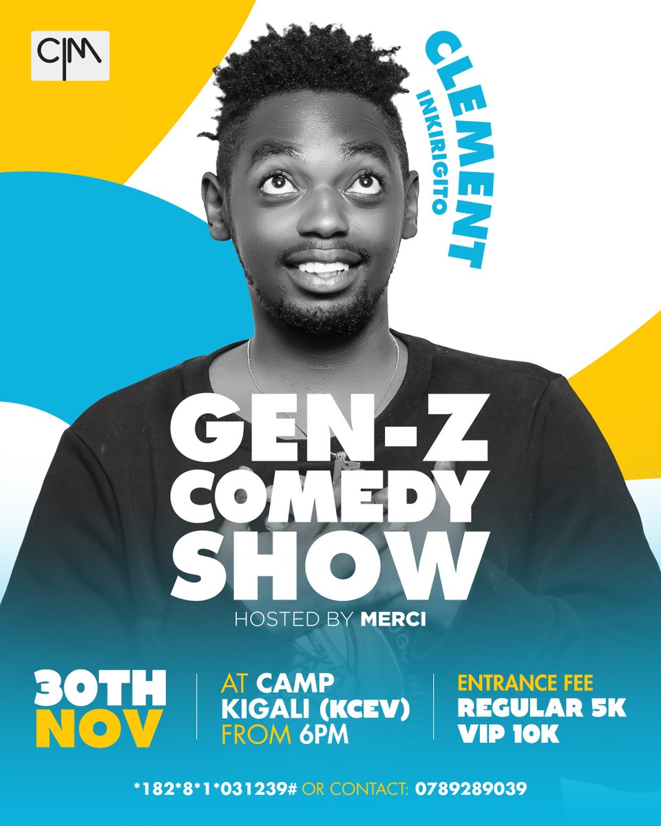 gen_zcomedyshow's tweet photo. 🚨🚨 Ladies and Gentlemen 🚨🚨 ISEKA RUSANGE RYAGARUTSEEE !! #genzcomedyshow  Ni kuri 30/11/2023 Izabera 📍Camp Kigali #dontplantomiss #genzcomedyshow 🔥 https://t.co/S8RxSTD9jF
