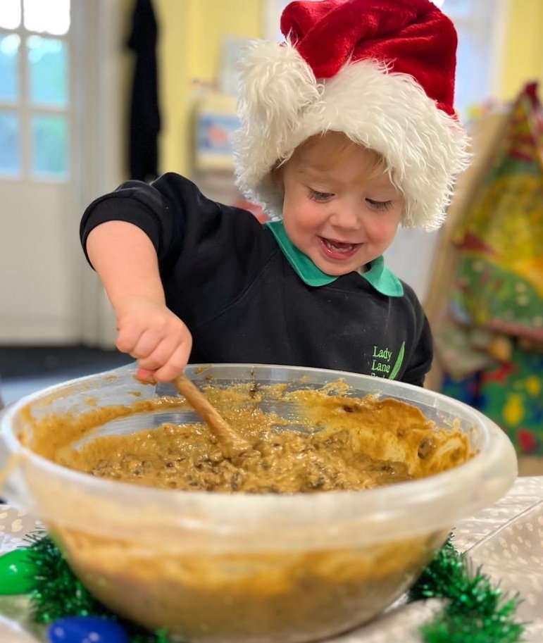 LadyLanePark's tweet photo. As the festive season approaches, our Nursery children have made some Christmas cake @Alpha_Schools @isaschools @BingleyParish @Bingley_Hour #Christmas2023 #christmascake #nursery #EarlyYears #earlyeducation #bingley #independentschool https://t.co/GLrrZBkaAp