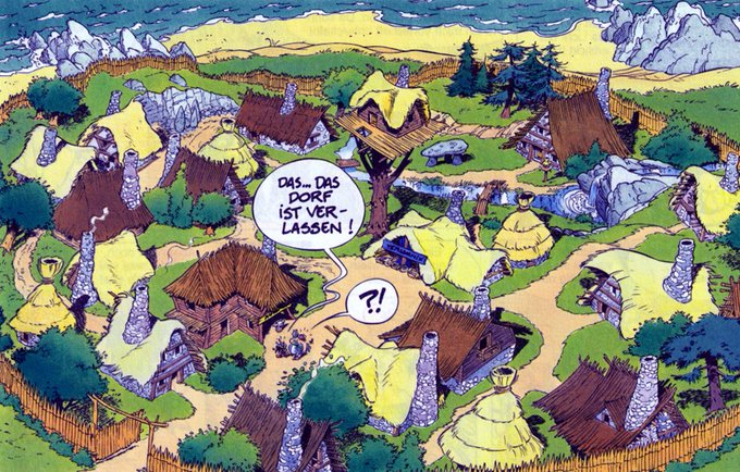 Asterix_Archiv's tweet photo. Generationen von Asterix-Lesern fragen sich: Hatte das gallische Widerstandsnest, das übrigens nie einen Namen erhielt, eine reale Vorlage? Wurden Goscinny und Uderzo von einem bestimmten Ort in der Bretagne inspiriert? Eine Spurensuche in 7 Teilen:🧵 https://t.co/RqtK8oIYFg