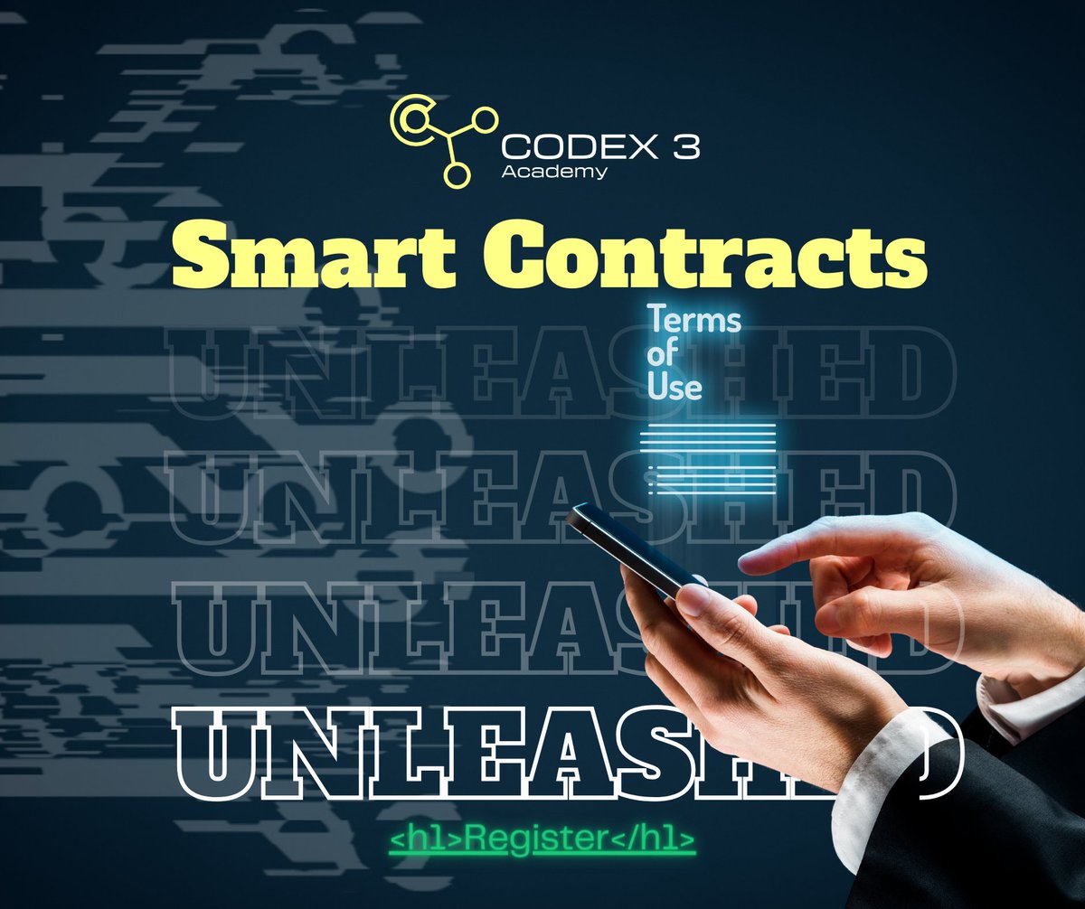 Codex3Academy's tweet photo. 🛠️ Unveiling Smart Contracts💡 Dive into the world of HARDHAT &amp; TRUFFLE, tools instrumental for blockchain application development. Explore the Value Layer and understand the true power of smart contracts. Are you ready to create digital assets on-chain? 
https://t.co/uk7a5sV3QS https://t.co/MKAIDaDHhr