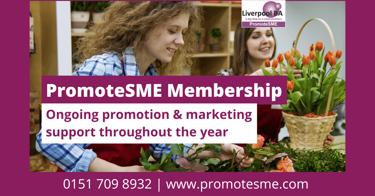 LiverpoolBA's tweet photo. Become a member of the #PromoteSME community and enjoy affordable ongoing promotion and marketing support throughout the year.
Ideal if you're looking to supplement your own marketing activities and access some support as and when you need it.
Join now at https://t.co/ET6TnTLwk3 https://t.co/2LxZt8eN5t