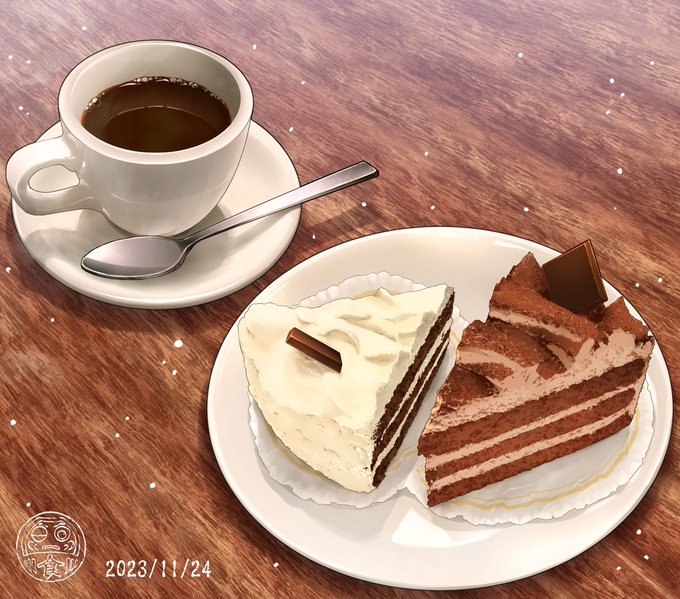 「coffee pastry」 illustration images(Latest)