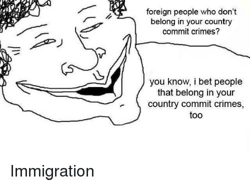 SerenaJB3's tweet photo. She was killed by an Irish criminal in Ireland. Irish criminals are Ireland's problem, non-Irish people imported against the consent of the Irish shouldn't be.

You are this meme: https://t.co/B7DaDAEVF4
