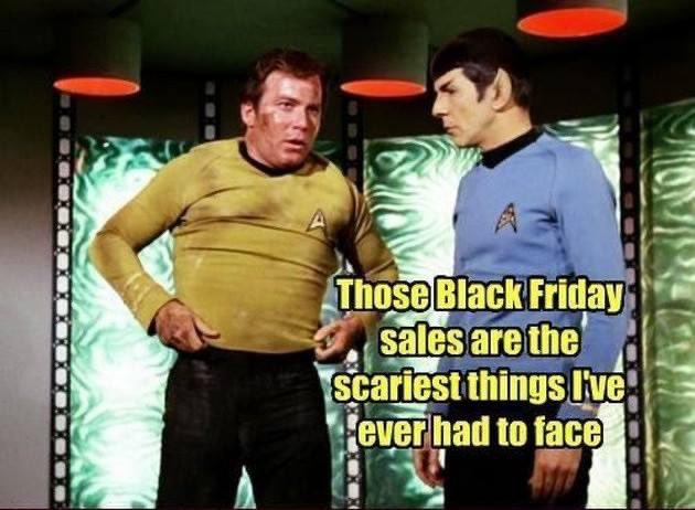 Never gets old. 🤣🤣🤣 #roddenberry #BlackFriday #HappyThanksgiving