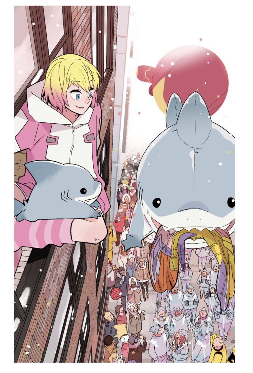 LilRogueHawk's tweet photo. Happy #JeffDay ! 🦈🎈
(It’s a Gwen day too.)
https://t.co/4o3TOkbtgu
It’s Jeff Infinity Comic (2023) #30 https://t.co/xFhSV32Tfb
